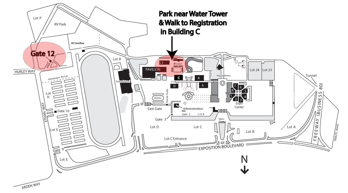 International Sportsmen's Expositions Map